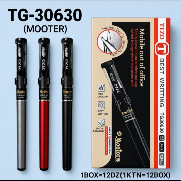 PULPEN GEL TIZO OFFICE TG-30630 / Pulpen Tizo