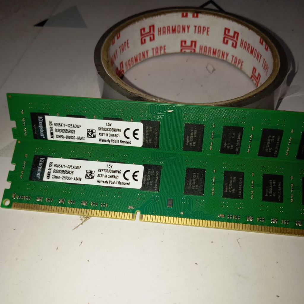 Memori RAM Kingston KVR1333D3N9/4G 4GB DDR3 1600MHz 1.5V untuk Desktop