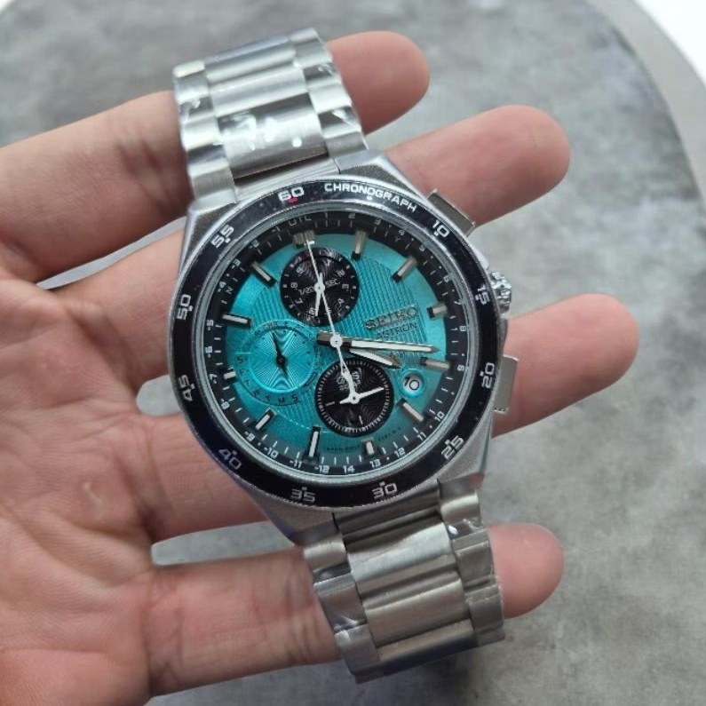 JAM TANGAN SULTAN PRIA SEIKO ASTRON CHRONOGRAPH AKTIF DIAMETER 44MM