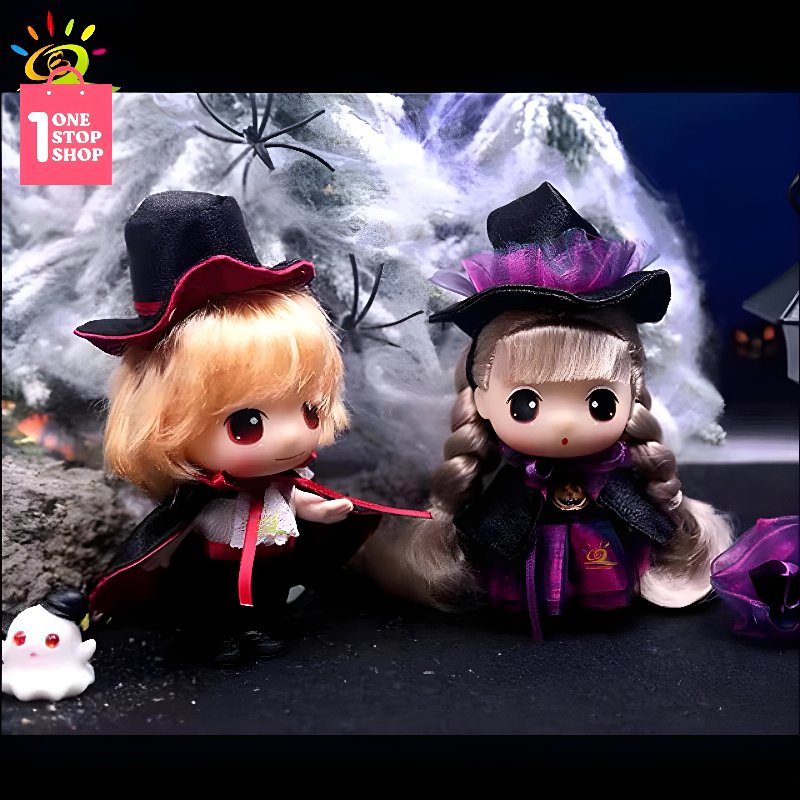 Ddung Dolls Happy Halloween Series Boneka Korea Cute Plush Doll Koleksi