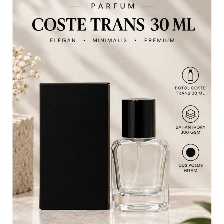 Dus Packaging Box Polos Parfum 30ml untuk Semua Jenis Botol Parfum