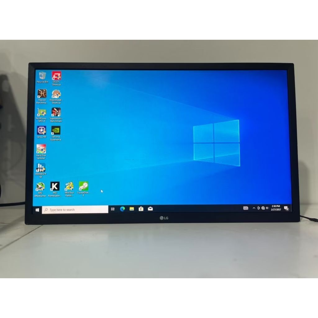 MONITOR 24 INCH L.G / HP / SAMSUNG 1920x1080 FHD / BEKAS NORMAL | TANPA KAKI
