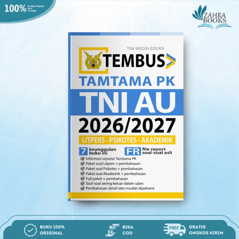 Buku Tembus Tamtama PK TNI AU 2026/2027 - Media Eduka