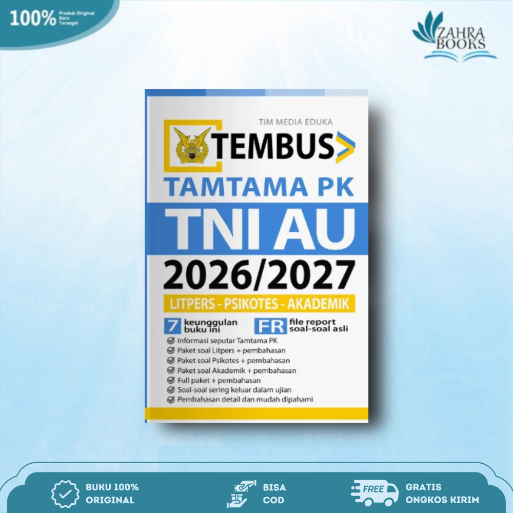 BUKU TEMBUS TAMTAMA PK TNI AU 2026/2027 - MEDIA EDUKA