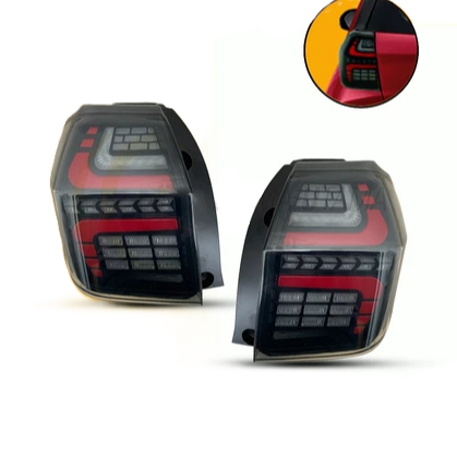 Stoplamp LED RED SMOKE Agya/Ayla SET 2023 - 2026, Lampu Belakang Variasi LED RED SMOKE