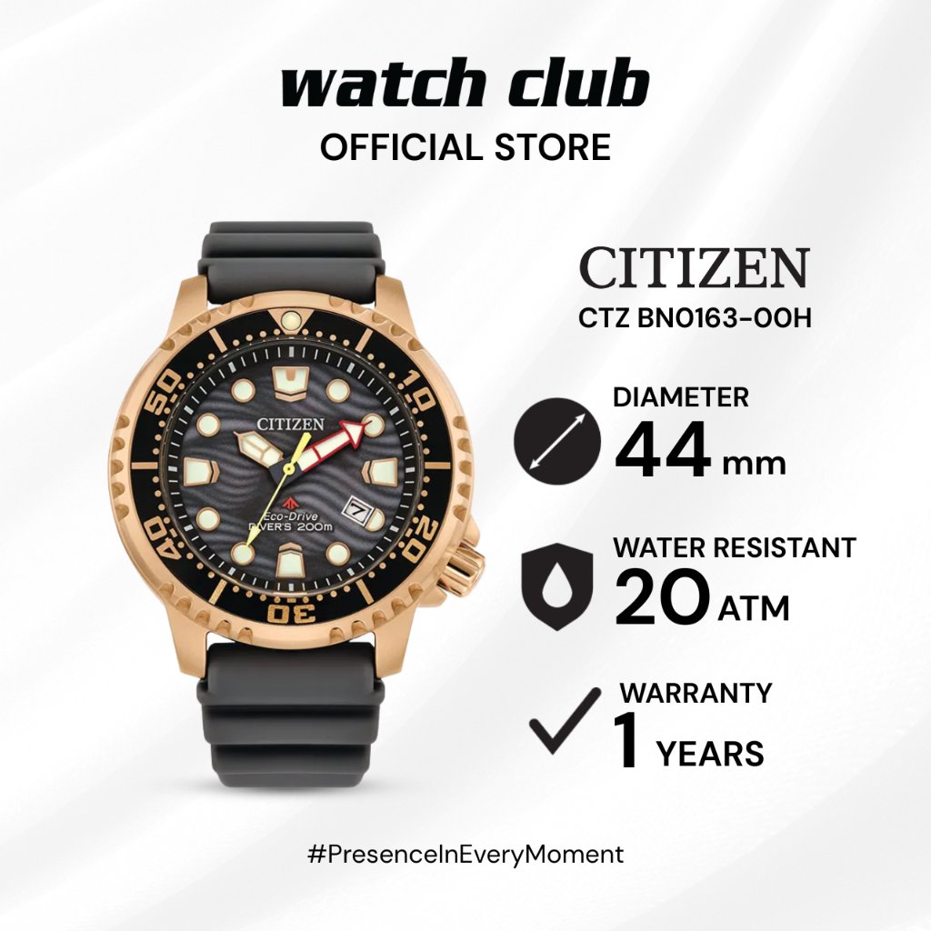 Citizen - Jam Tangan Pria Tali Rubber Citizen Promaster Diver CTZ-BN0163-00H