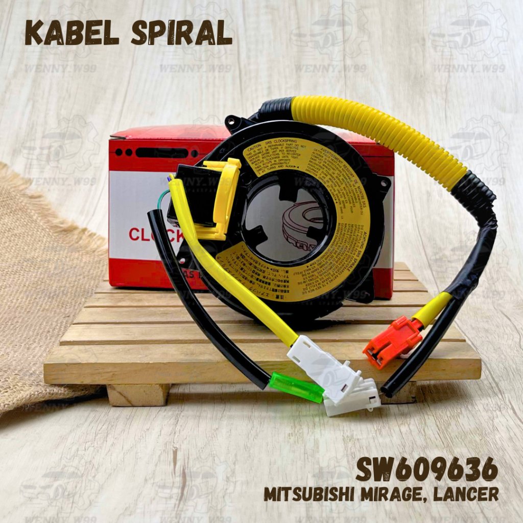 CLOCK SPRING (Kabel Spiral) – MITSUBISHI COLT, LANCER, MIRAGE – 09636 // SW609636