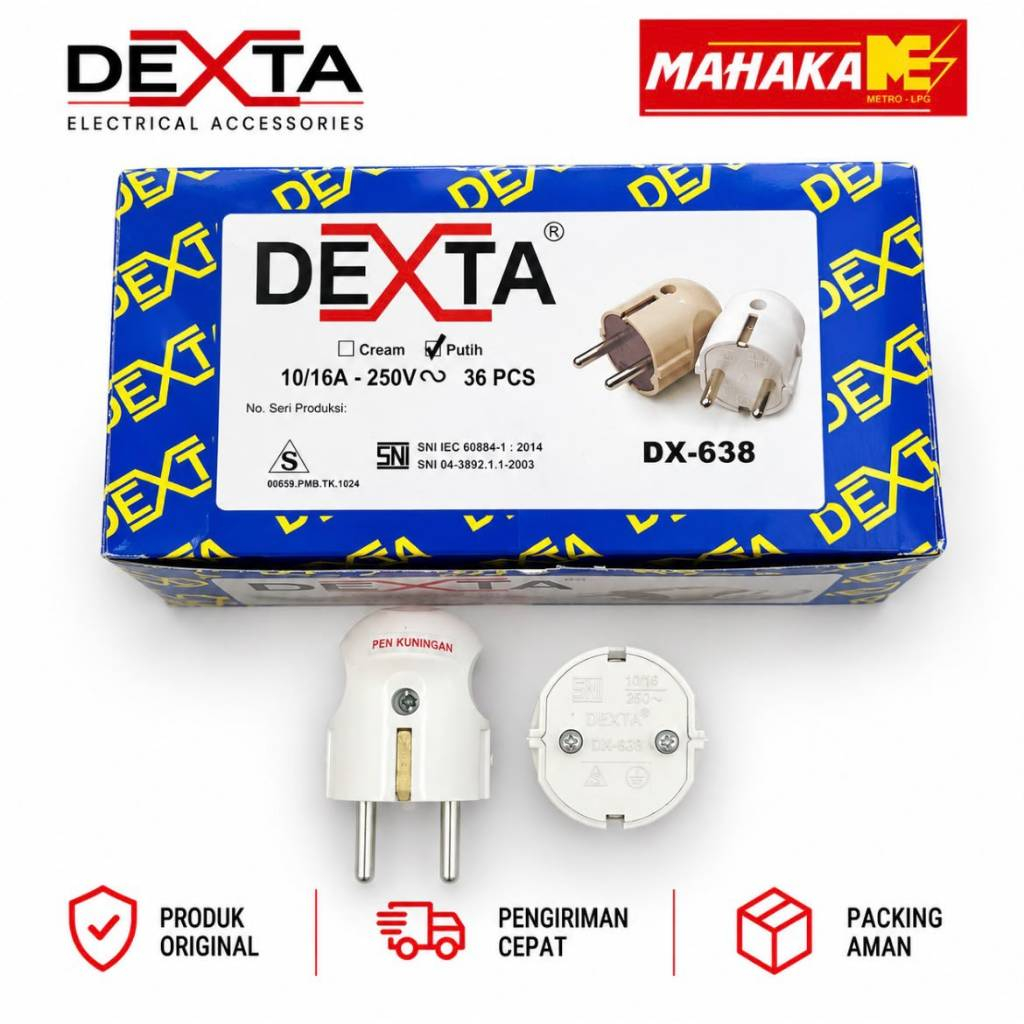 Dexta Steker Arde Pin Kuningan Dexta