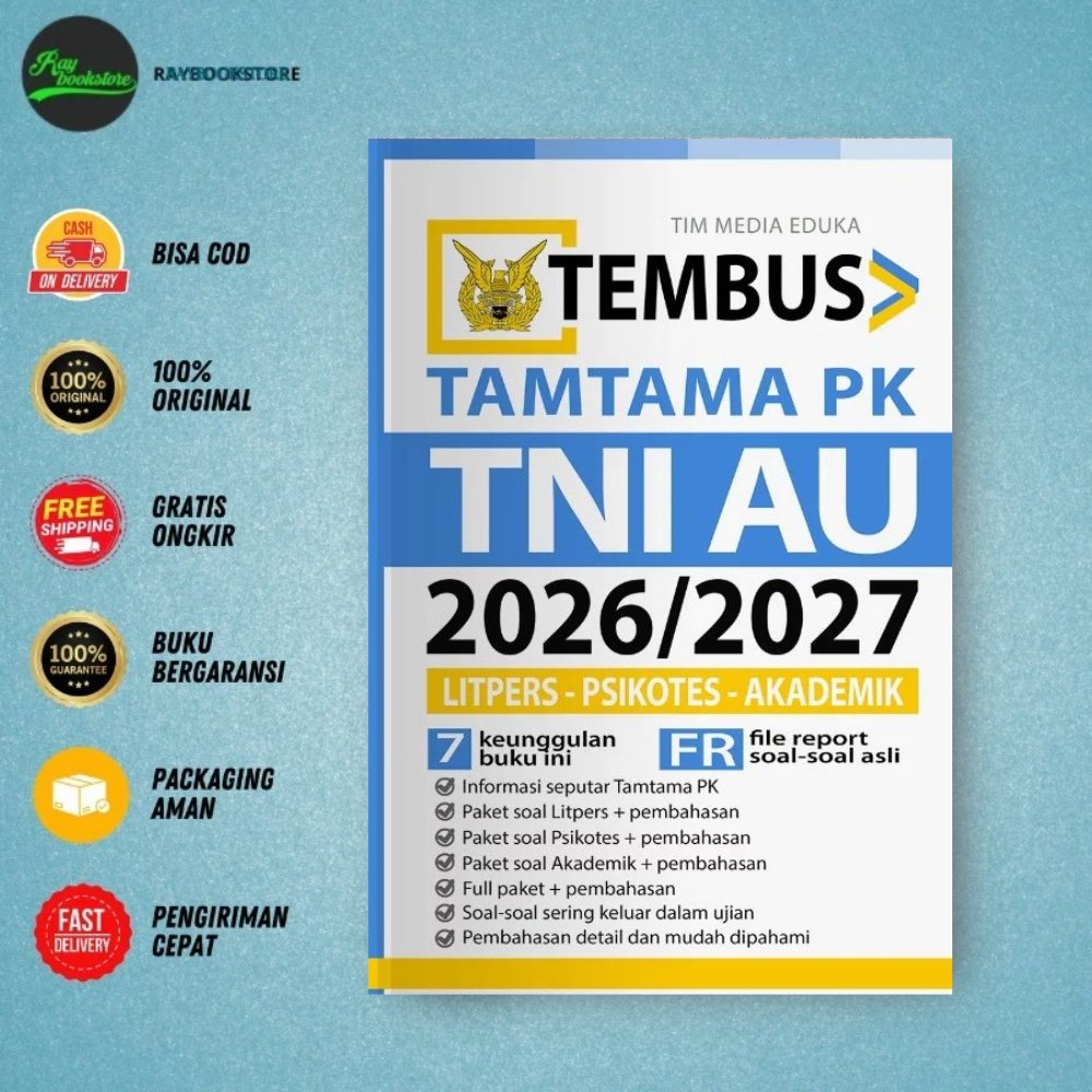 Buku Tembus Tamtama PK TNI AU 2026/2027 - Media Eduka