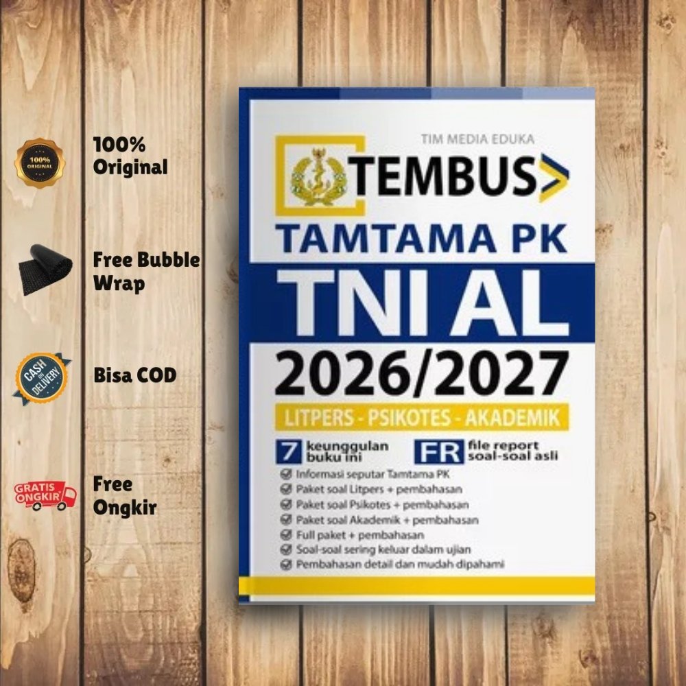 Media Eduka - Buku Tembus Tamtama PK TNI AL 2026/2027
