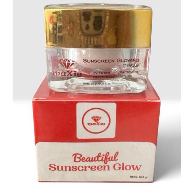 MAXIE SUNSCREEN GLOWING CREAM BPOM
