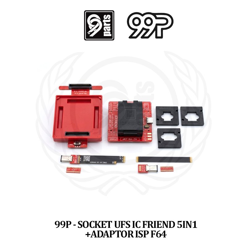 99P - Socket UFS Ic Friend 5in1+Adaptor Isp F64
