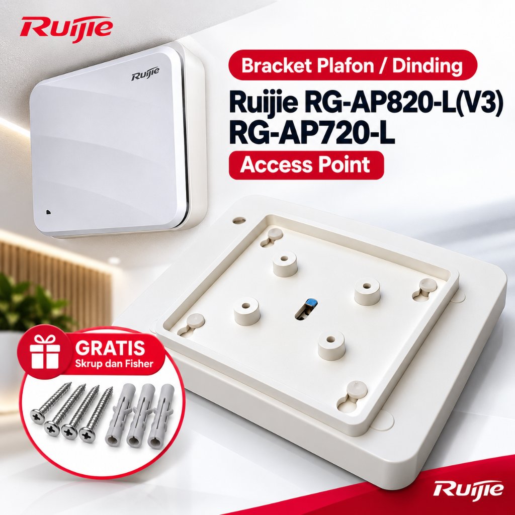 Bracket Ruijie RG-AP820-L(V3) RG-AP720-L | Bracket Plafon Dinding Access Point WiFi