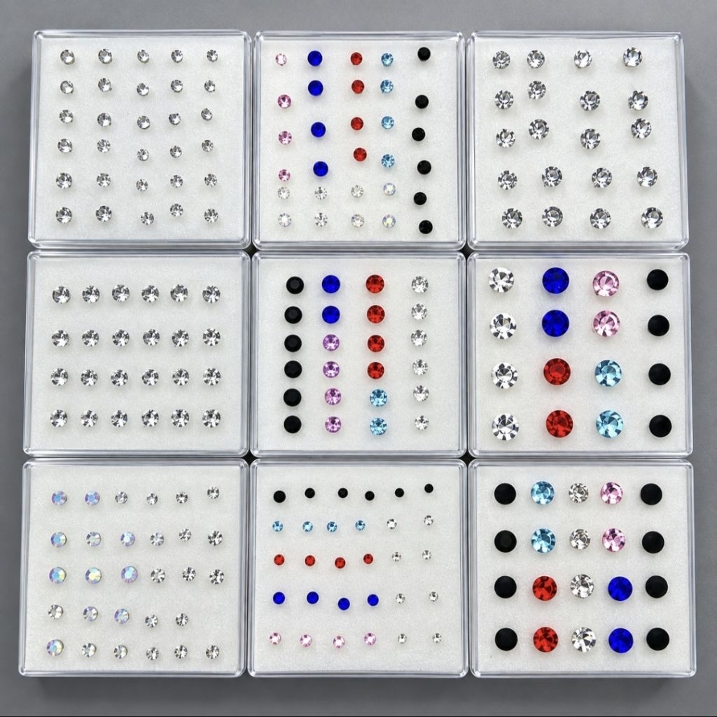 Grosir Anting giwang plas stude tindik anting hidung