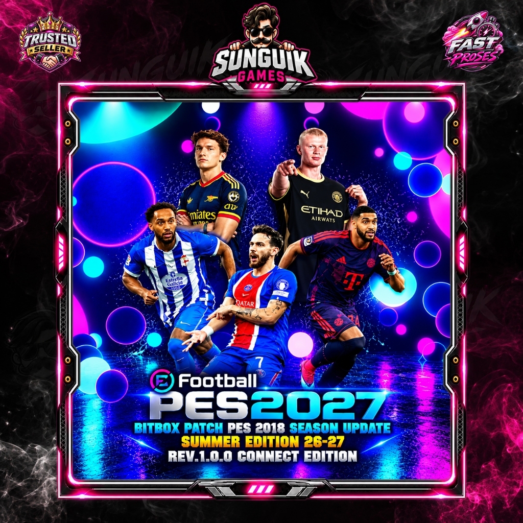 Bitbox Patch Summer PES 2027 REV 1.0.0 - Game Digital PS3 HEN CFW Via Link