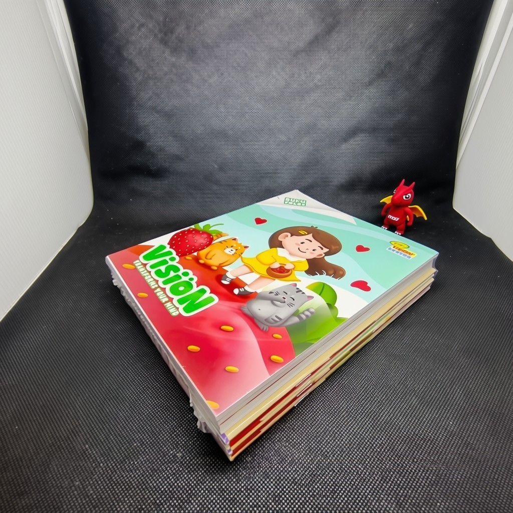 BUKU GAMBAR / BUKU POLOS MERK VISION ISI 38 LBR PACK ISI 10 PCS