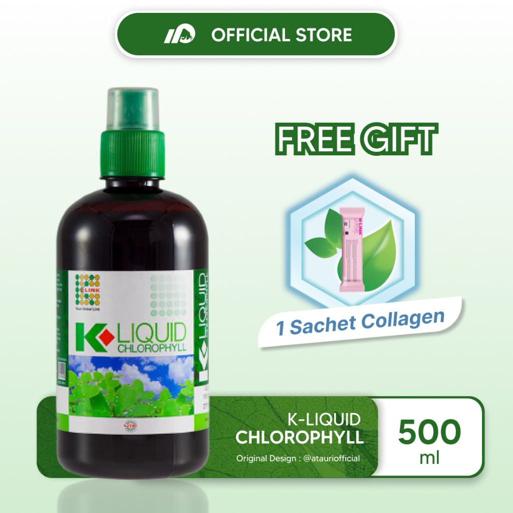 K-LIQUID CHLOROPHYLL 500 ml KLOROFIL K-LINK ORIGINAL Clorofil Klink Klorofil Original BPOM 500 ml Ch