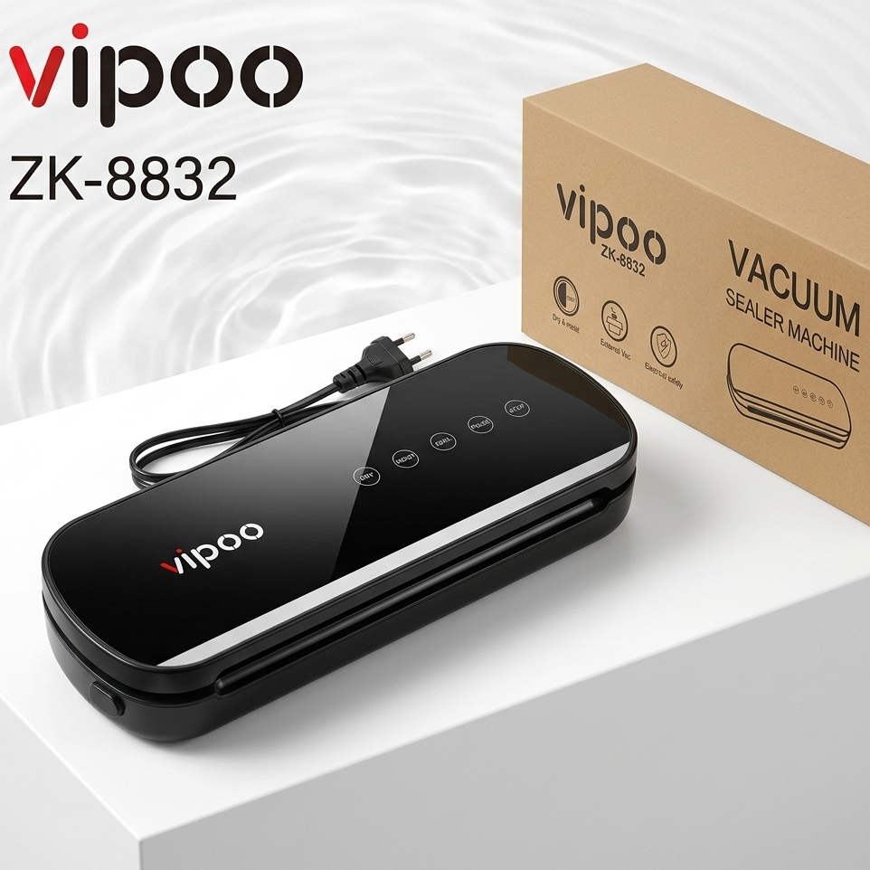 Vacuum Sealer Vipoo ZK-8831 / ZK-8832 Mesin Kemasan Press Otomatis / Vacum Sealer Vipoo