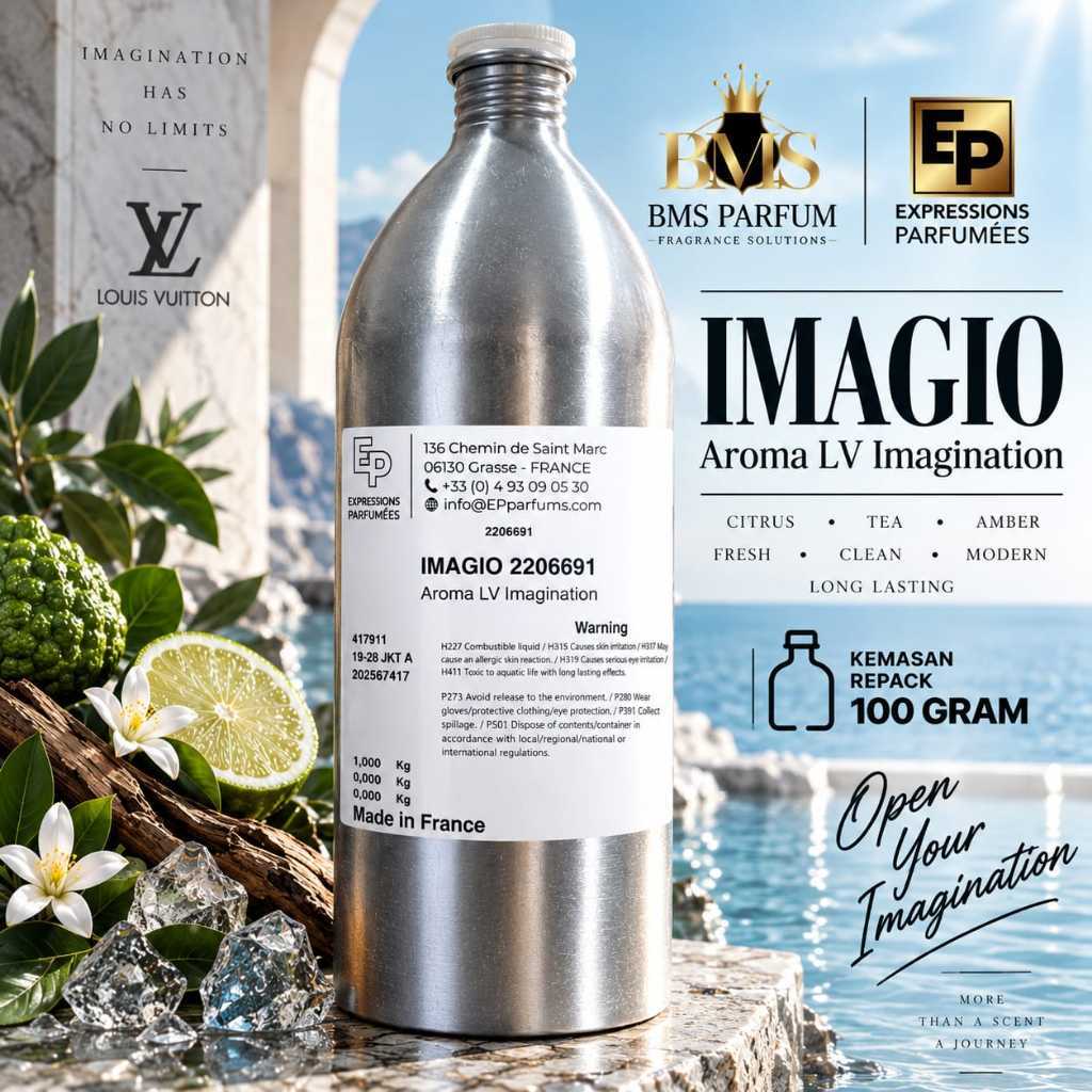 100 GR REPACK IMAGIO BY EXPRESSION SEARAH AROMA LV IMAGINATION BIBIT MURNI ORIGINAL PABRIK