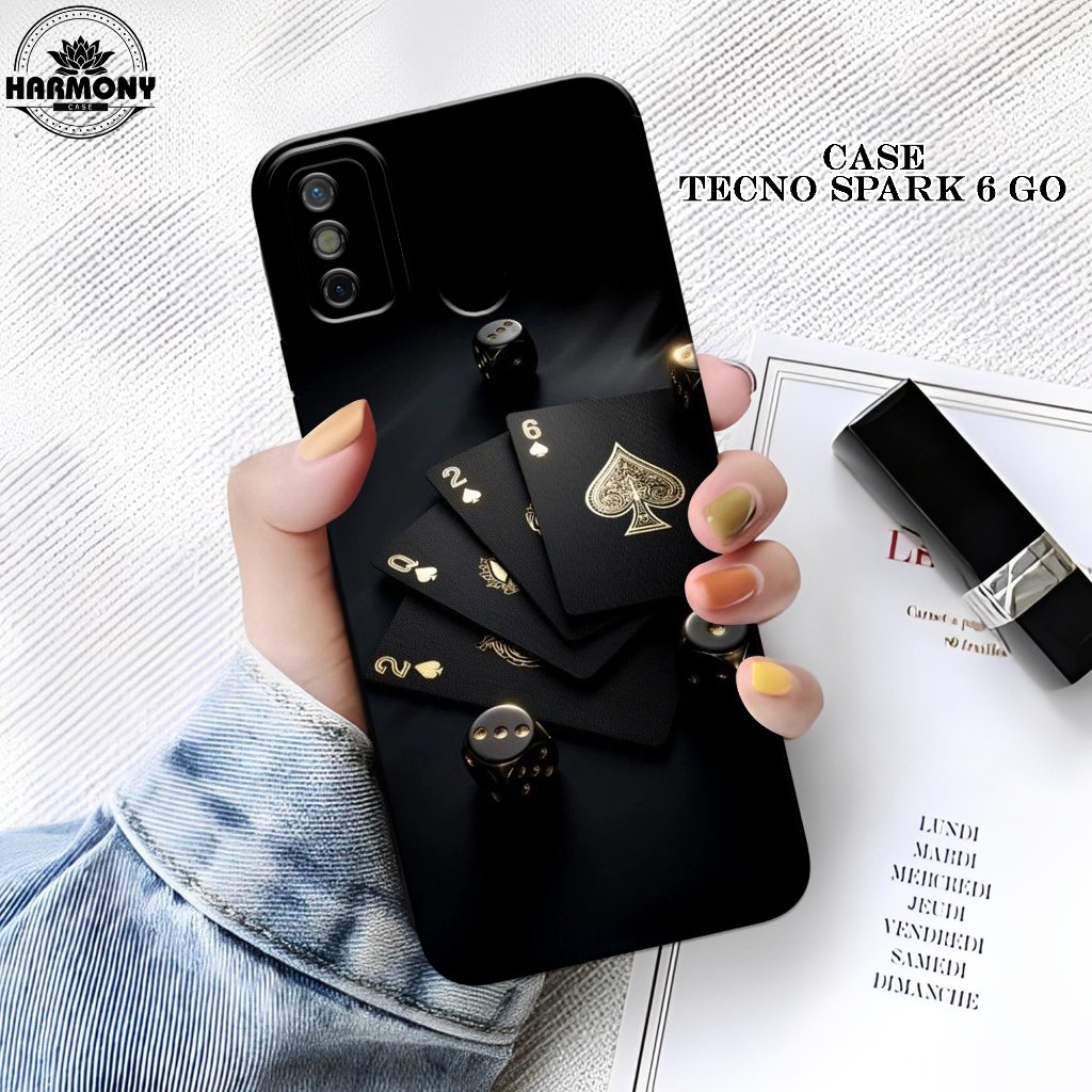Case Tecno Spark 6 Go Terbaru- Fashion Case Aesthetic - Softcase Tecno Spark 6 Go - Silikon Pro Came