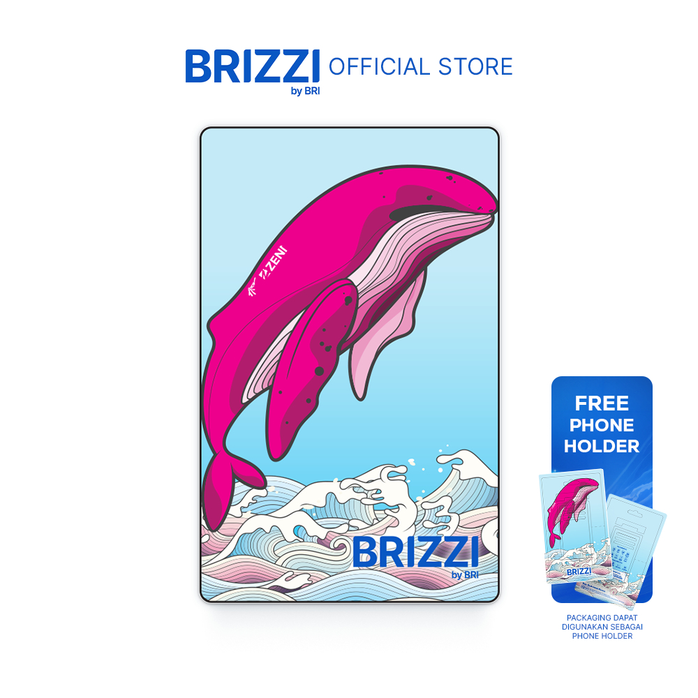 Kartu BRIZZI ARKIV Edisi Whale Portrait limited edition