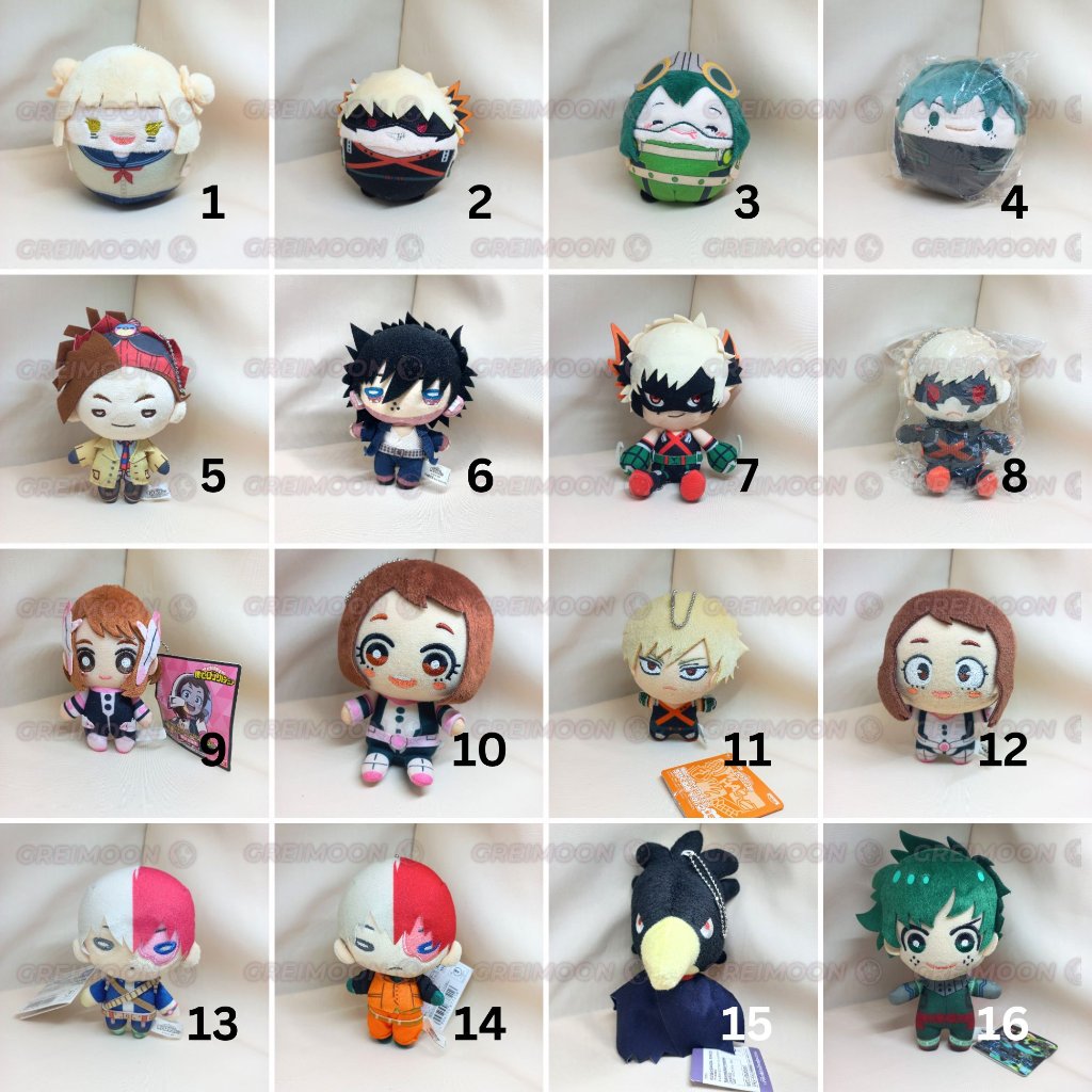 Boneka Plush Kecil Anime My Hero Academia