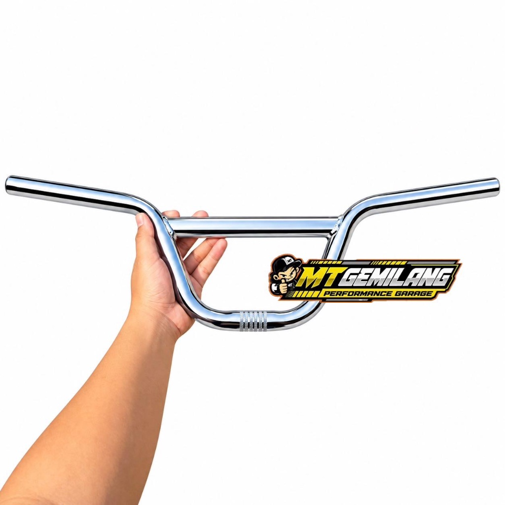 Stir M drag 3jari bmx Crome hitam super tebal MT GEMILANG