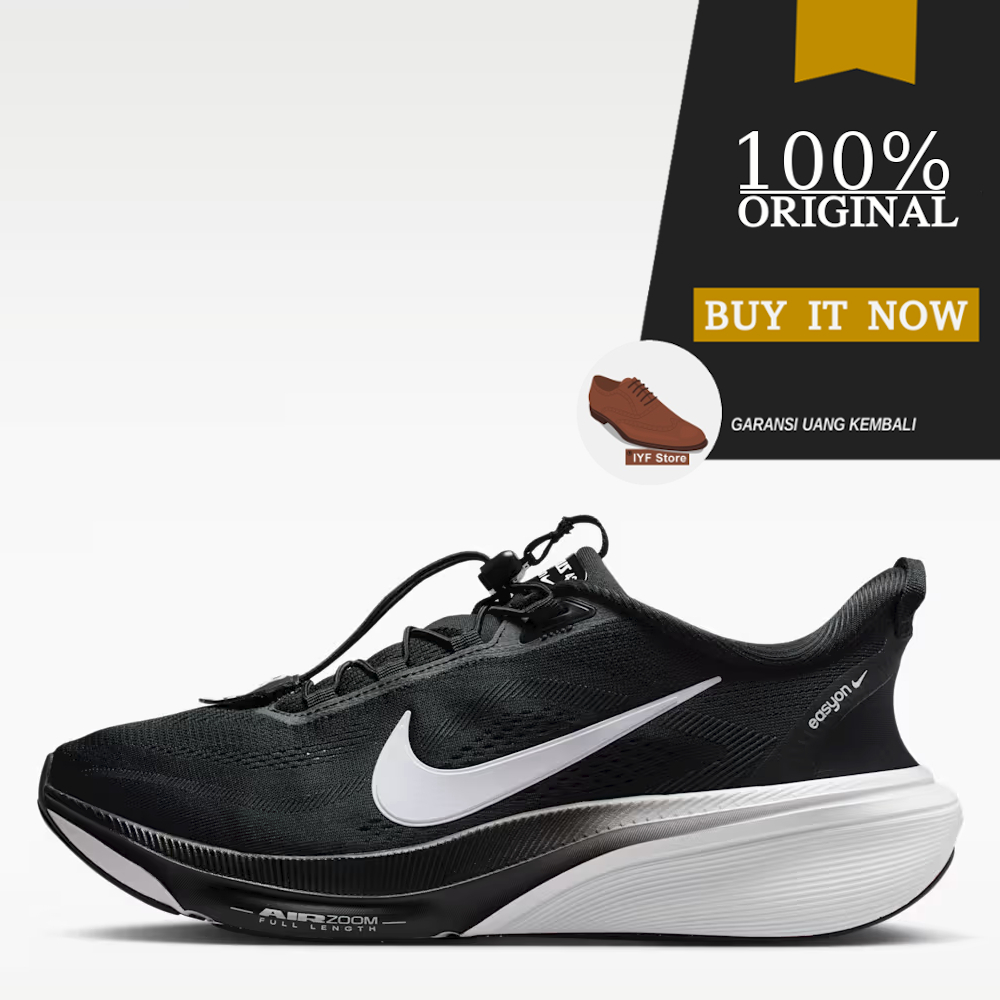 Sepatu Running Slip On Original Nike Pegasus Pegasus 42 EasyOn - Black/White Style: IM4110-001