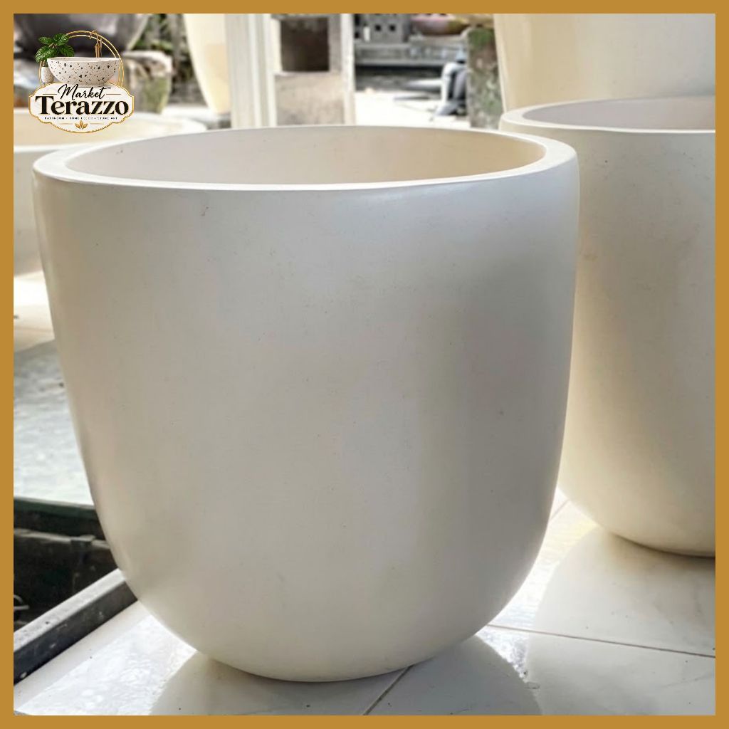 Pot Tanaman Teraso Jumbo Model Capsul