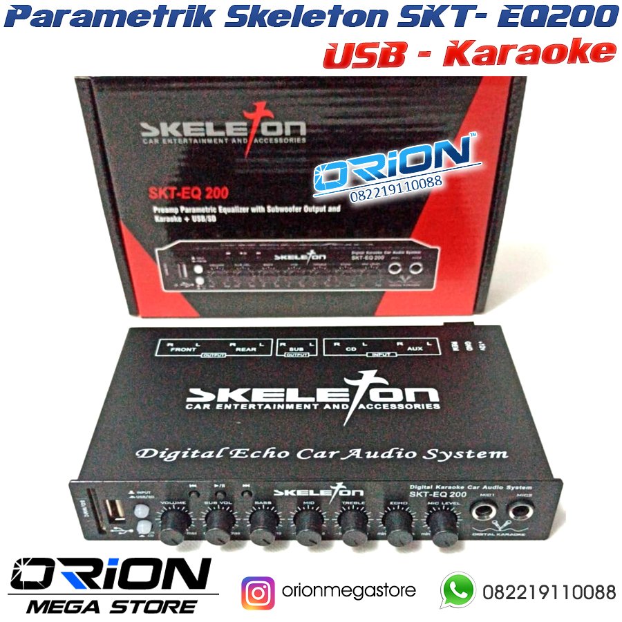 Parametrik Skeleton EQ 200 USB MMC Karoeke