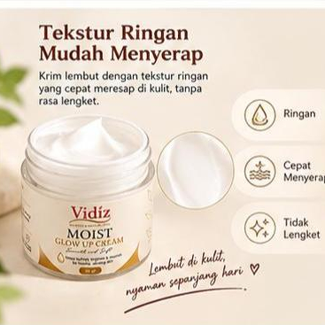 Vidiz Moist Glow Up Cream 30 Gr