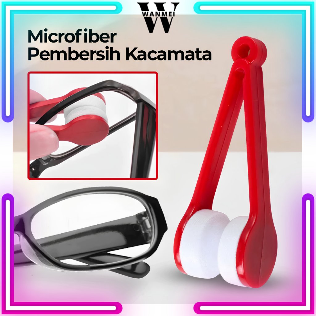 WM Alat Pembersih Lensa Kacamata Microfiber Glasses Wiper
