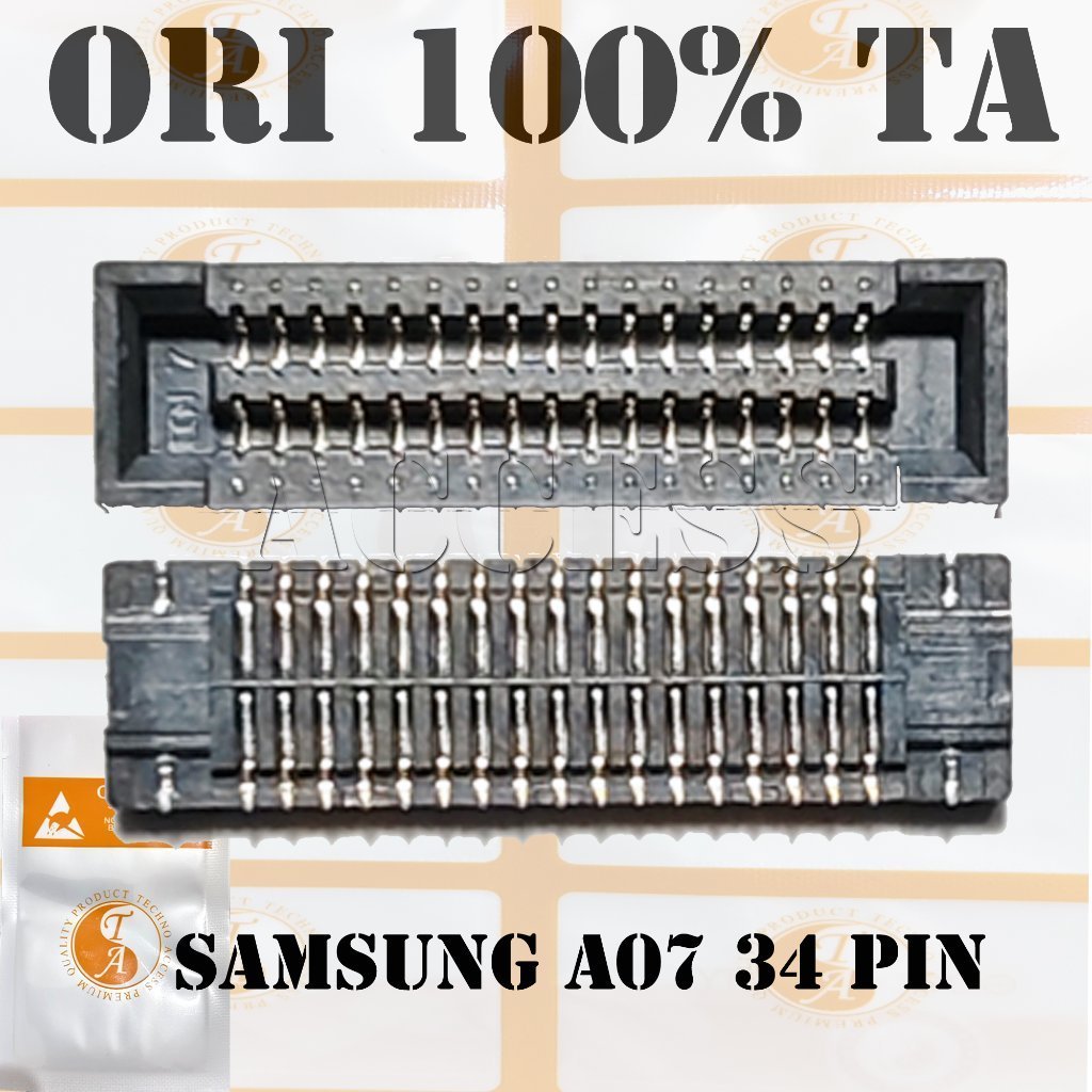 KONEKTOR LCD SAMSUNG A07 34 PIN TA