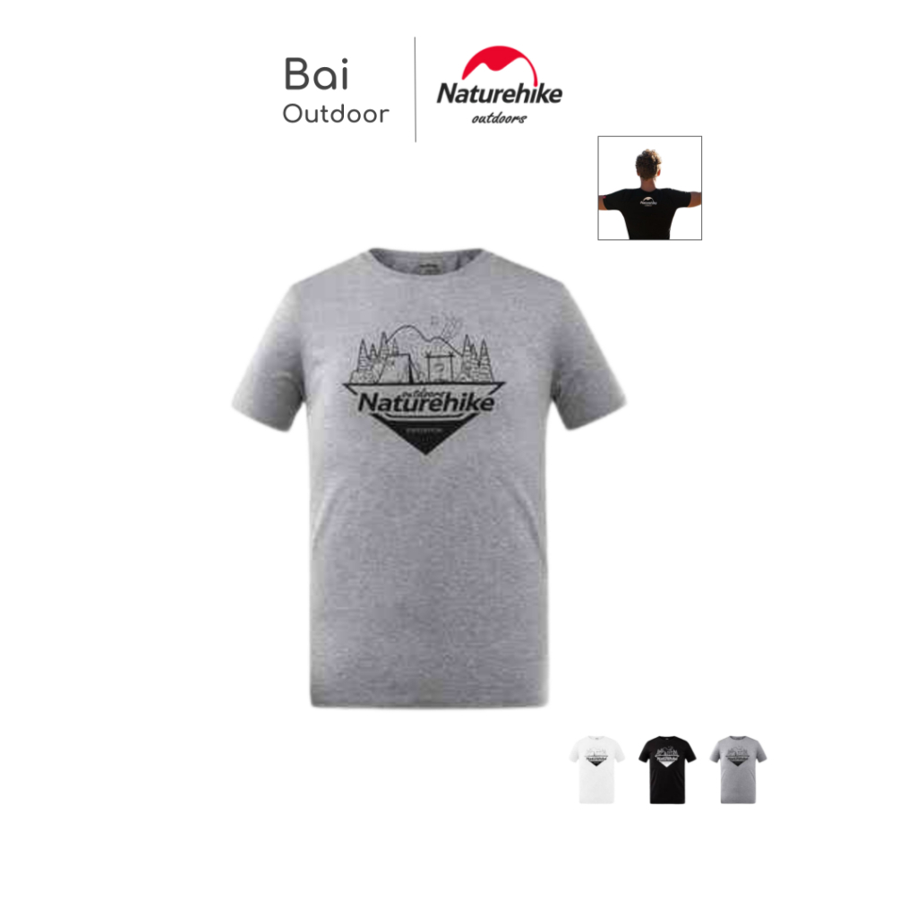 KAOS NATUREHIKE NH19W004-H BAJU T-SHIRT HIKING CAMPING OUTDOOR KATUN