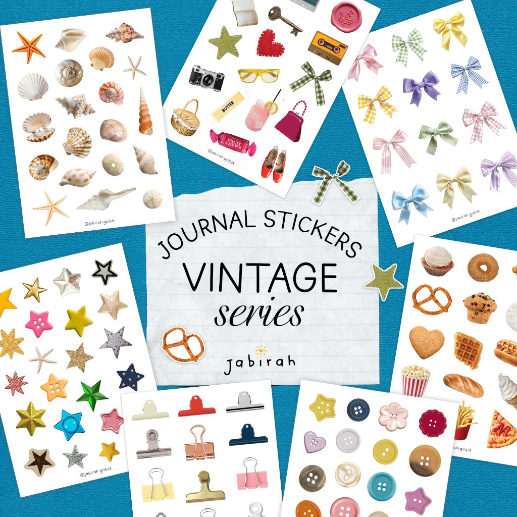 Journal Sticker - Vintage Series - Jabirah