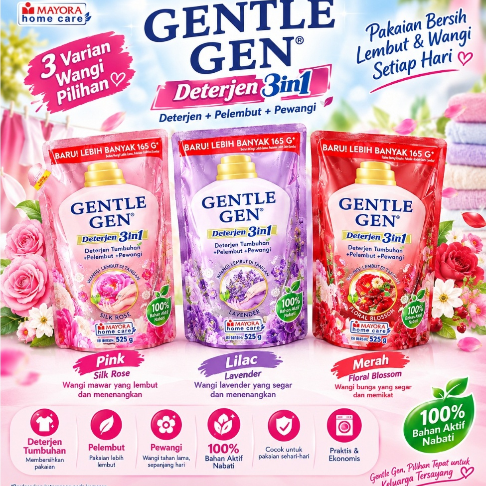 GENTLE GEN REFILL 525ML