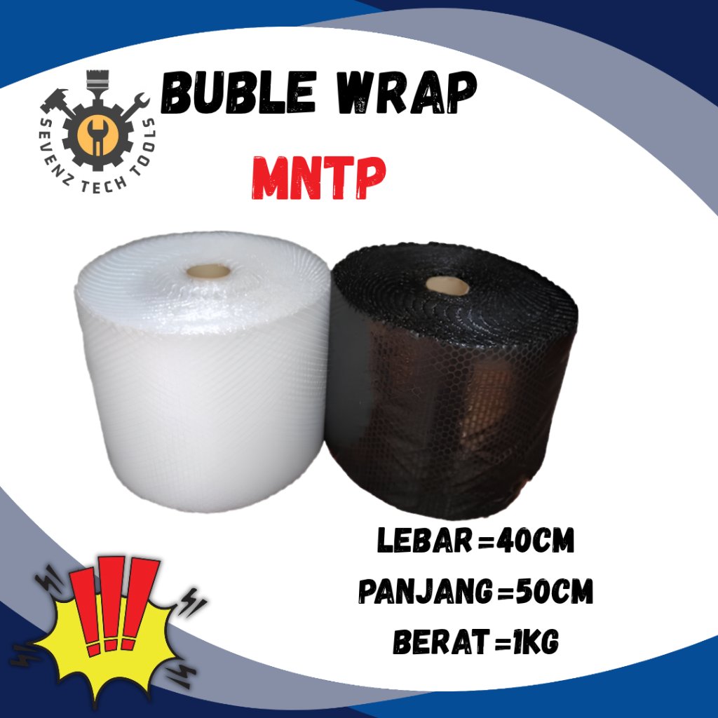 BUBLE WRAP 40CM X 50MTR bubble wrap packing bubble wrap roll bubble wrap bening bubble wrap hitam bu