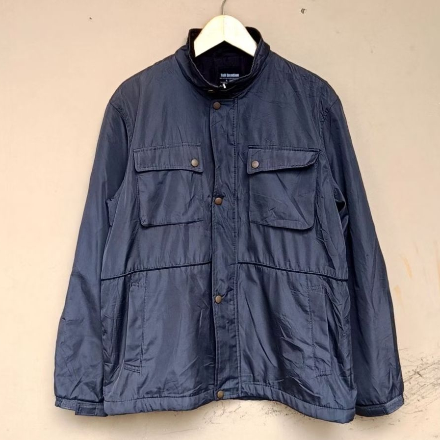 Jacket full emotion military coat casual japan vintage dark grey
