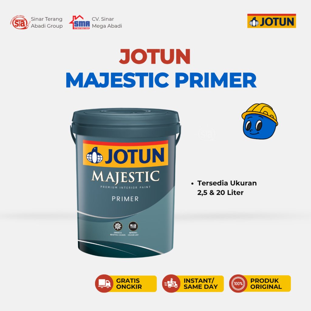 Cat Dasar Jotun Interior Majestic Primer 20 LTR