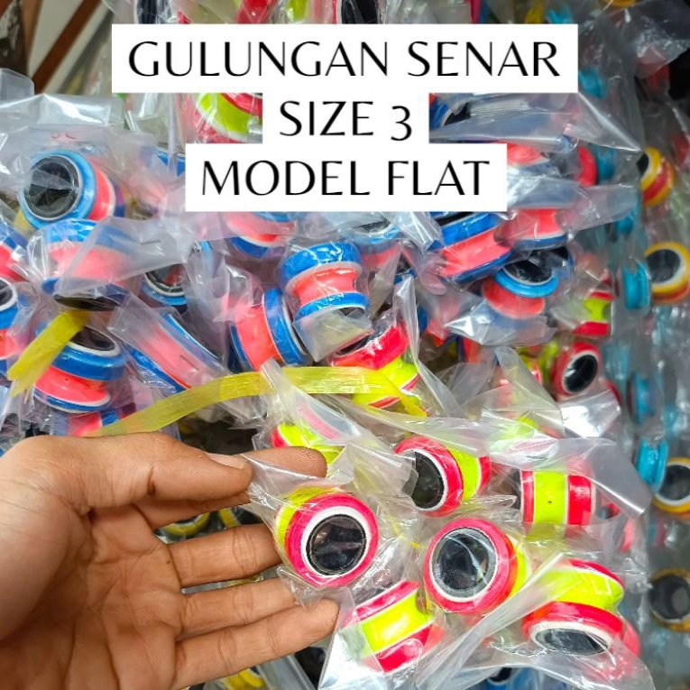 GULUNGANSENAR PANCING KECIL model flat SIZE 3 UDANG DAN WADER