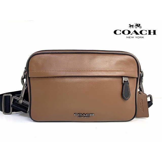 [Preloved] Tas Selempang Pria Coach Graham Leather Crossbody Shoulder Bag
