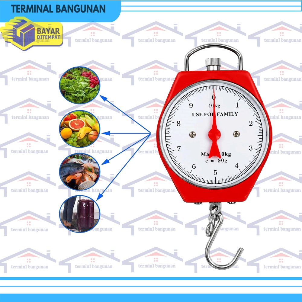Timbangan Gantung Mini THC 10 KG Timbangan Gantung Manual
