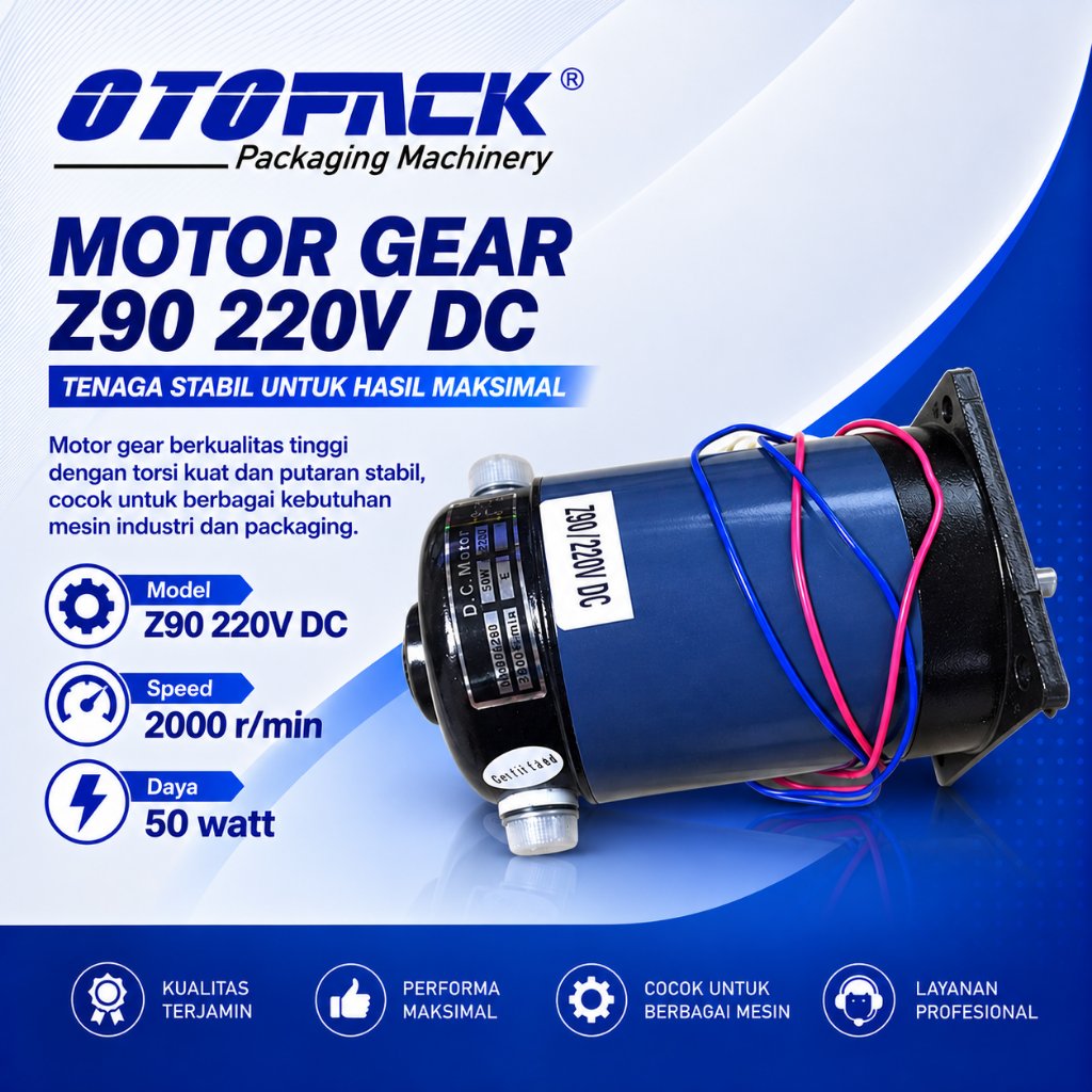 FRB-770 Dinamo Motor DC Untuk Mesin Continous band Sealer