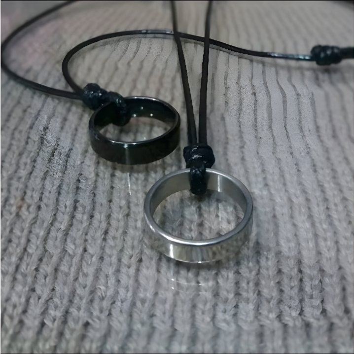 KALUNG COWO TALI HITAM BANDUL CINCIN/KALUNG PRIA KEKINIAN