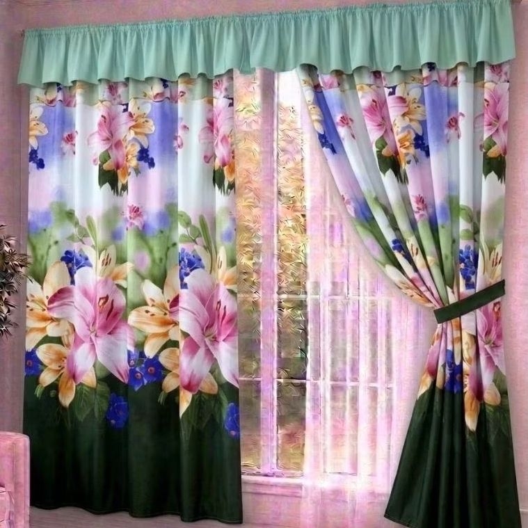 Gorden Jendela & Pintu model SERUT free tali pengikat