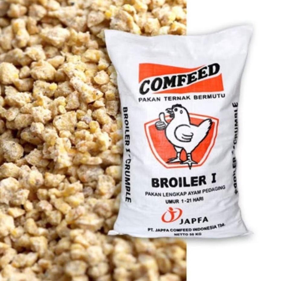 1kg PAKAN AYAM COMFEED BR1 JAPFA PAKAN AYAM PEDAGING