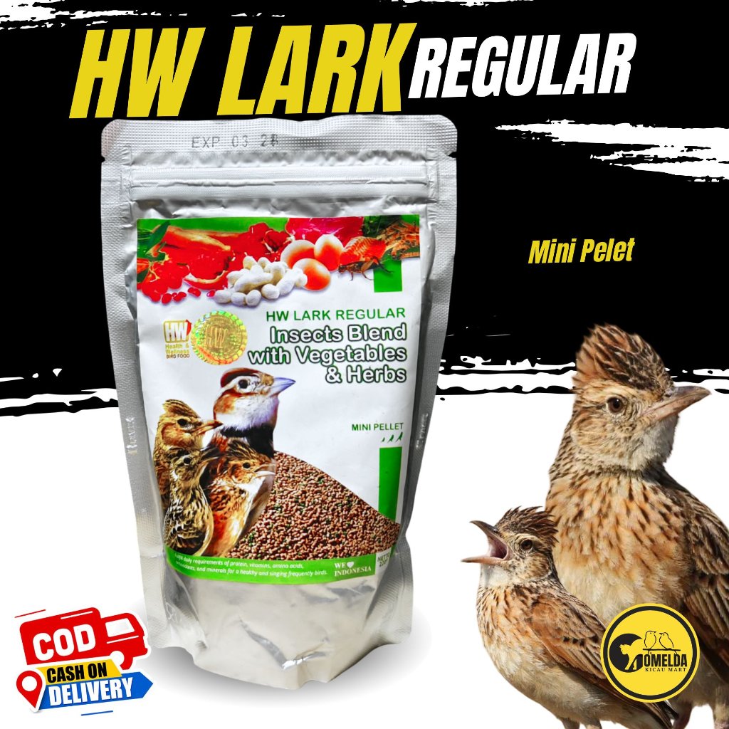 HW Lark Premium Pakan Lark Premium Voer Mini Pelet HW (Original) Asli