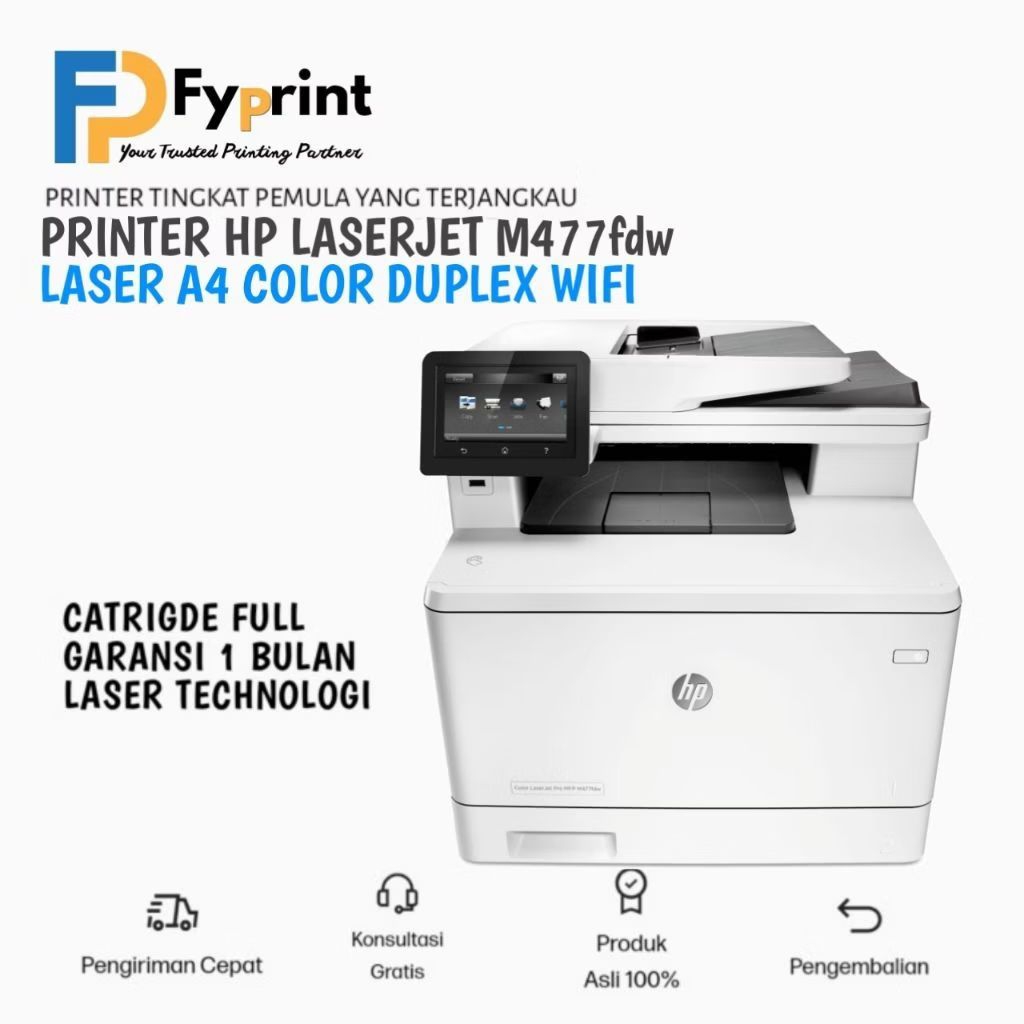 Printer hp M477fdw second siap pakai hasil lelangan kantor yang sudah di perbaiki bagus murah dan be