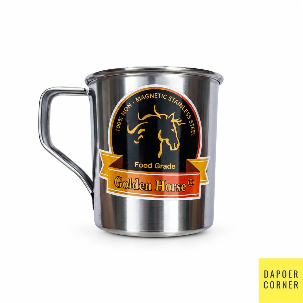 MUG CANGKIR MINI STIANLESS TEBAL  7 CM 200ML/MUG CANGKIR STAINLESS TEBAL GELAS  KOPI/GELAS STAINLESS