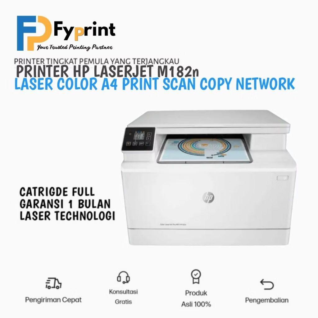Printer hp laserJet M182n Printer hp lelangan kantor siap pakai printer hp second murah bagus berkua